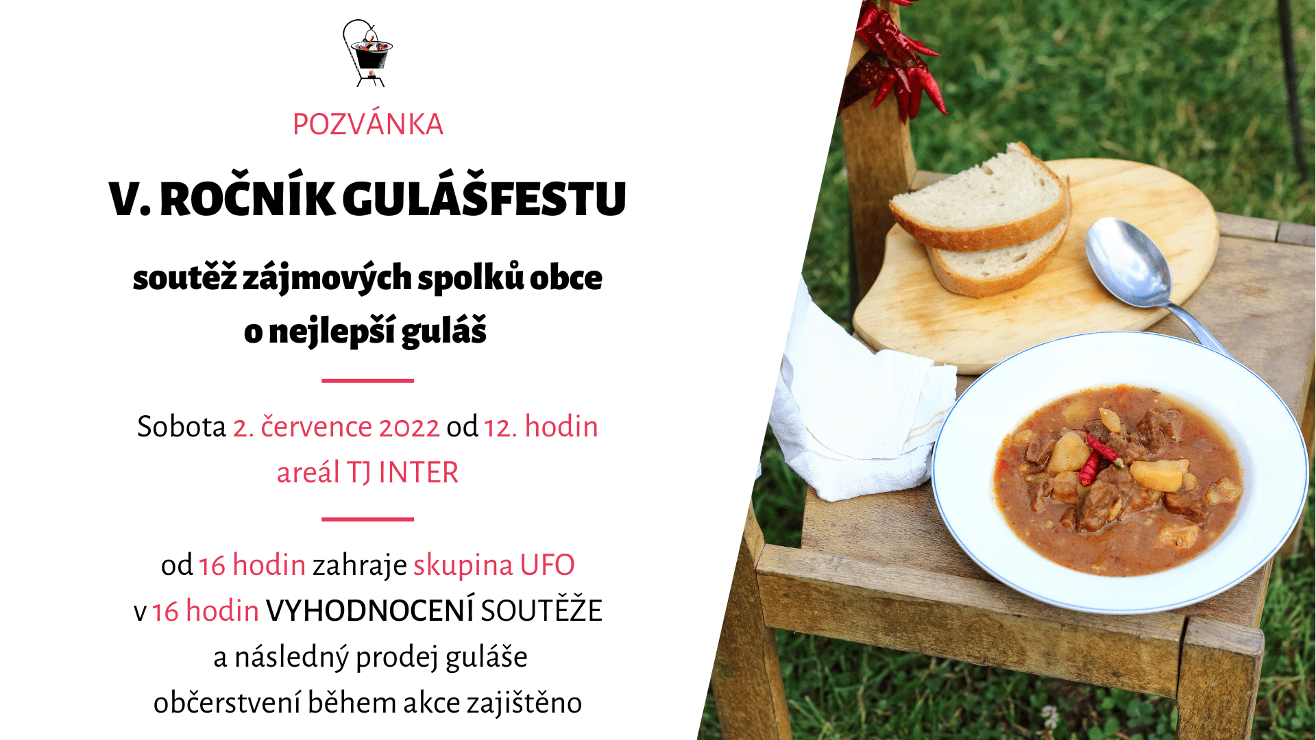 Pozvánka Gulášfest 2022